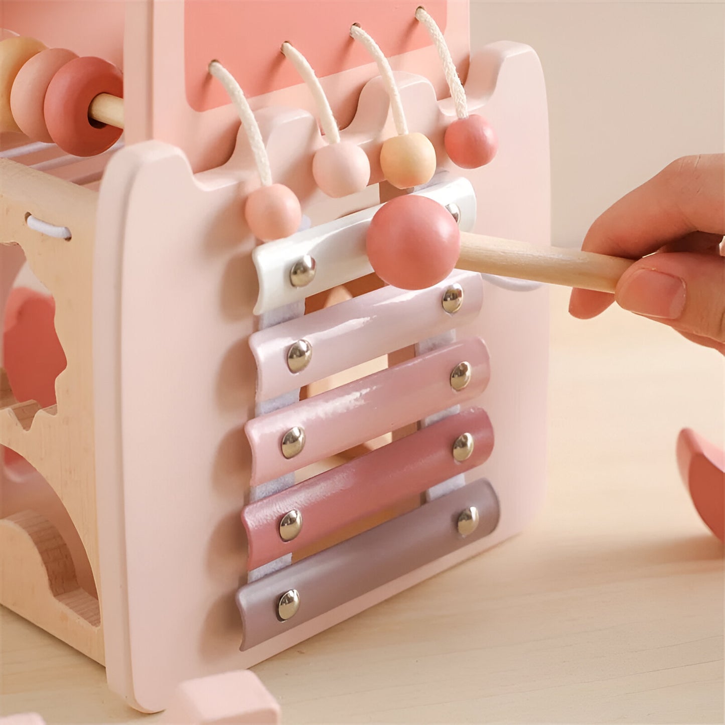 Château Montessori 5-en-1 en Bois