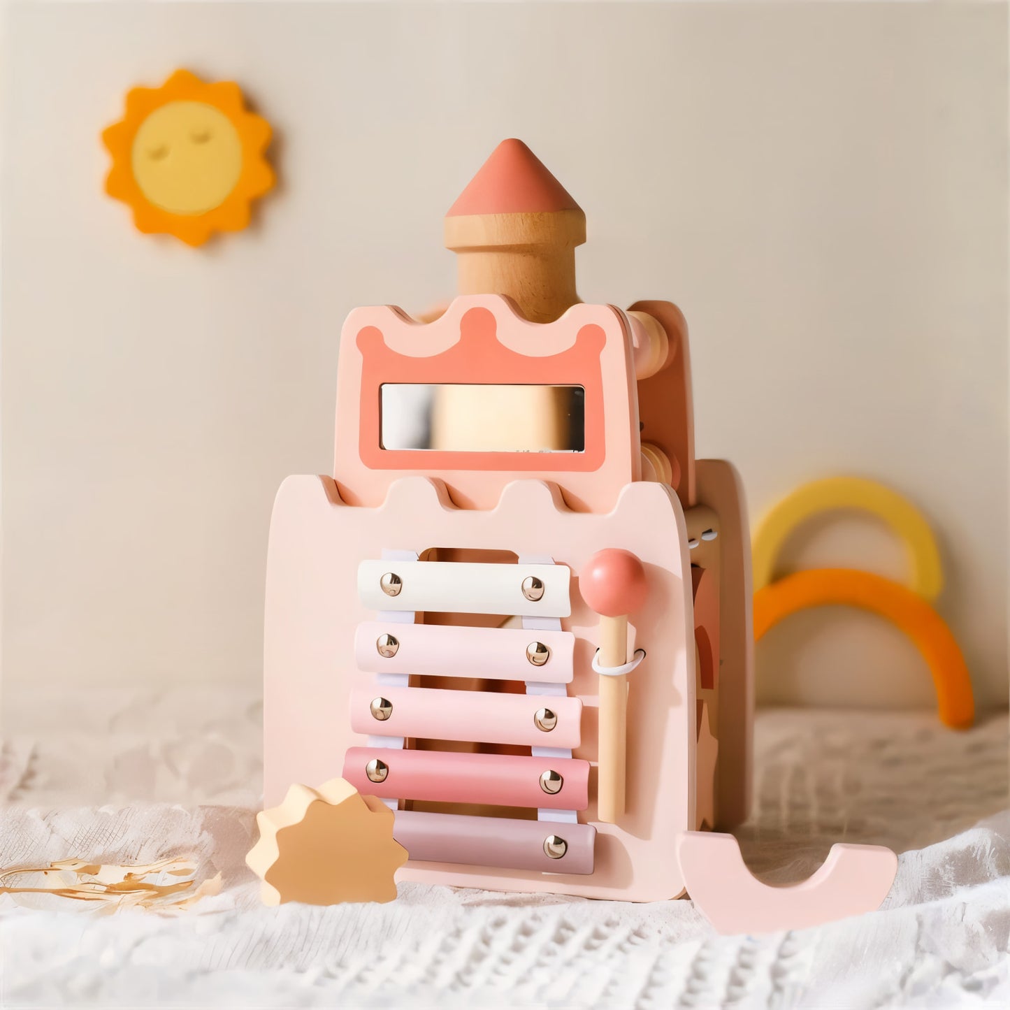 Château Montessori 5-en-1 en Bois
