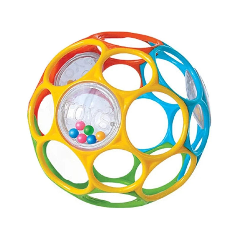 Balle Sensorielle Douce pour Bébé – Hochet d’Éveil avec Clochette