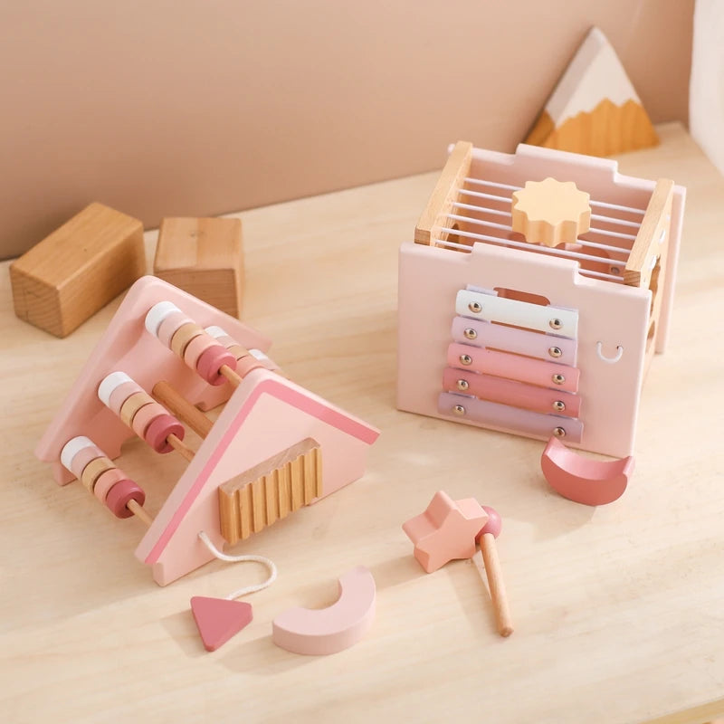 Maison Montessori 5-en-1 en Bois