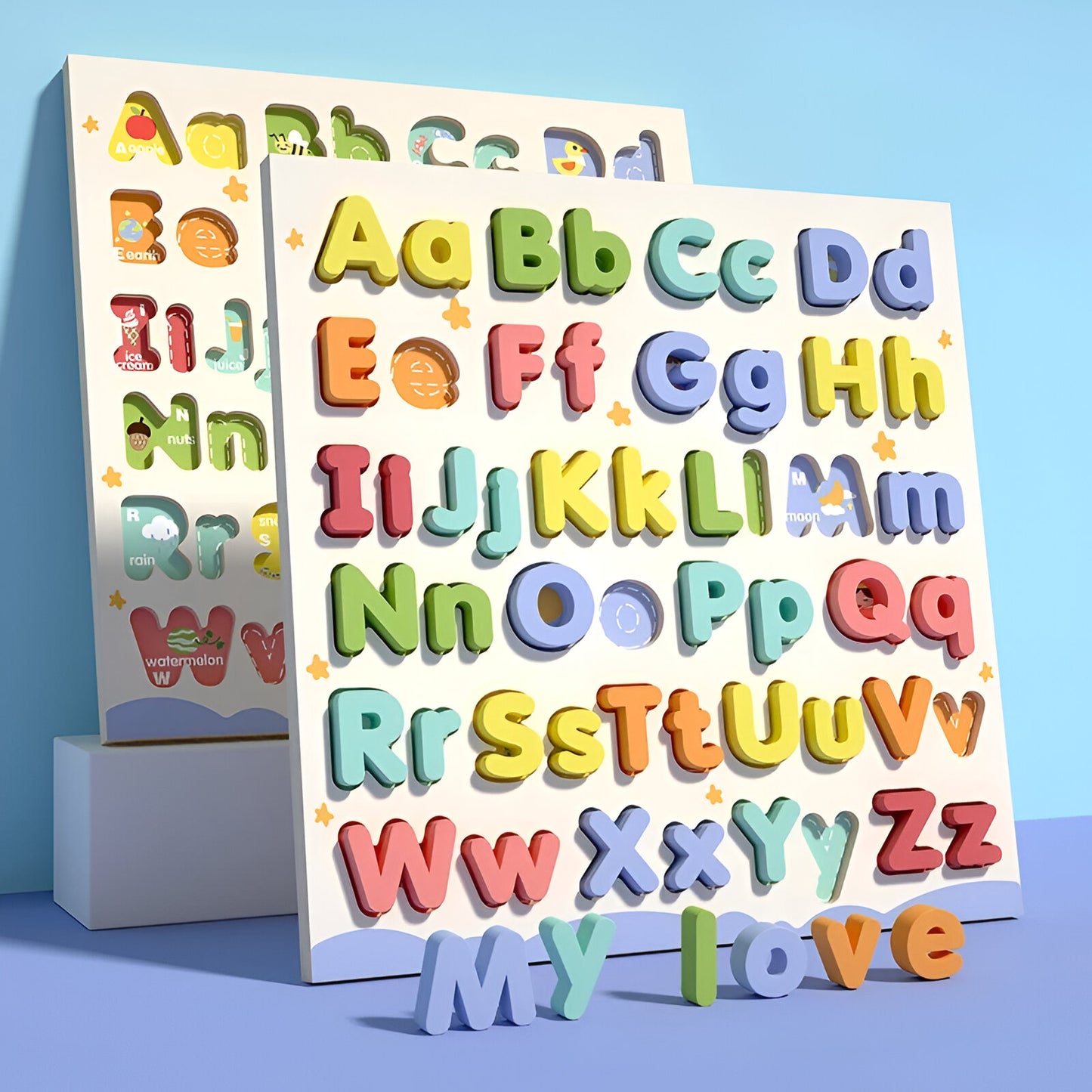 Apprends l'Alphabet et l'Anglais : Lettres Majuscules, Minuscules et Mots Associés