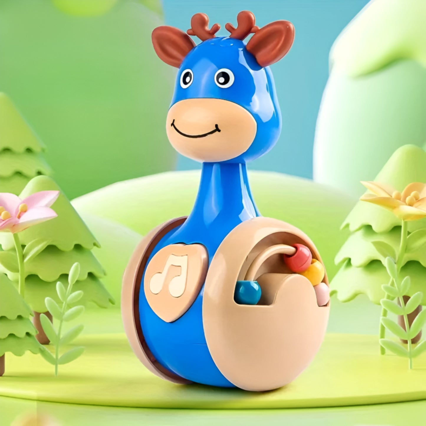 Jouet Bascule pour Bébé à partir de 12 mois – Éveil Ludique et Apprentissage de la Motricité pour Fille et Garçon !