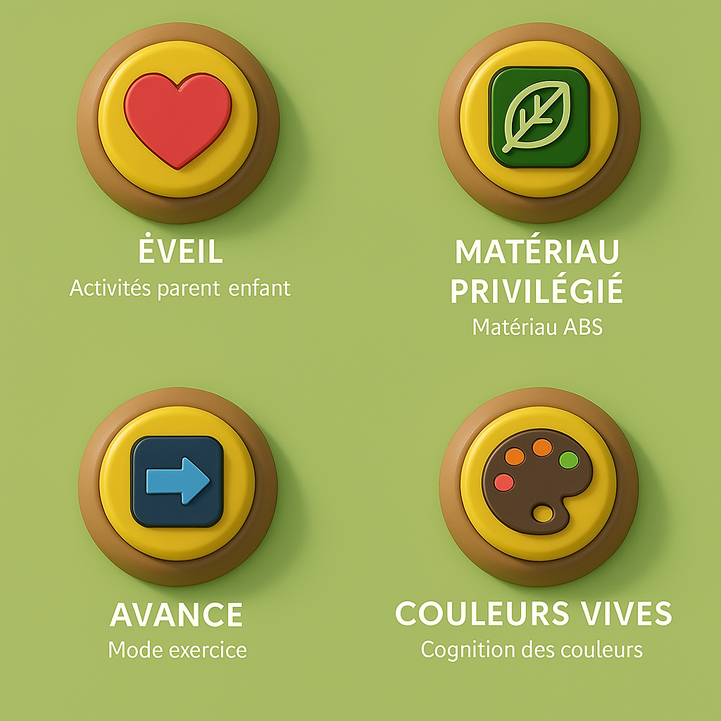 Jouet Bascule pour Bébé à partir de 12 mois – Éveil Ludique et Apprentissage de la Motricité pour Fille et Garçon !