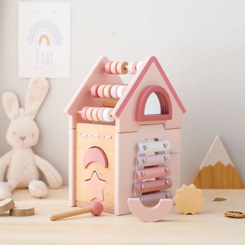 Maison Montessori 5-en-1 en Bois