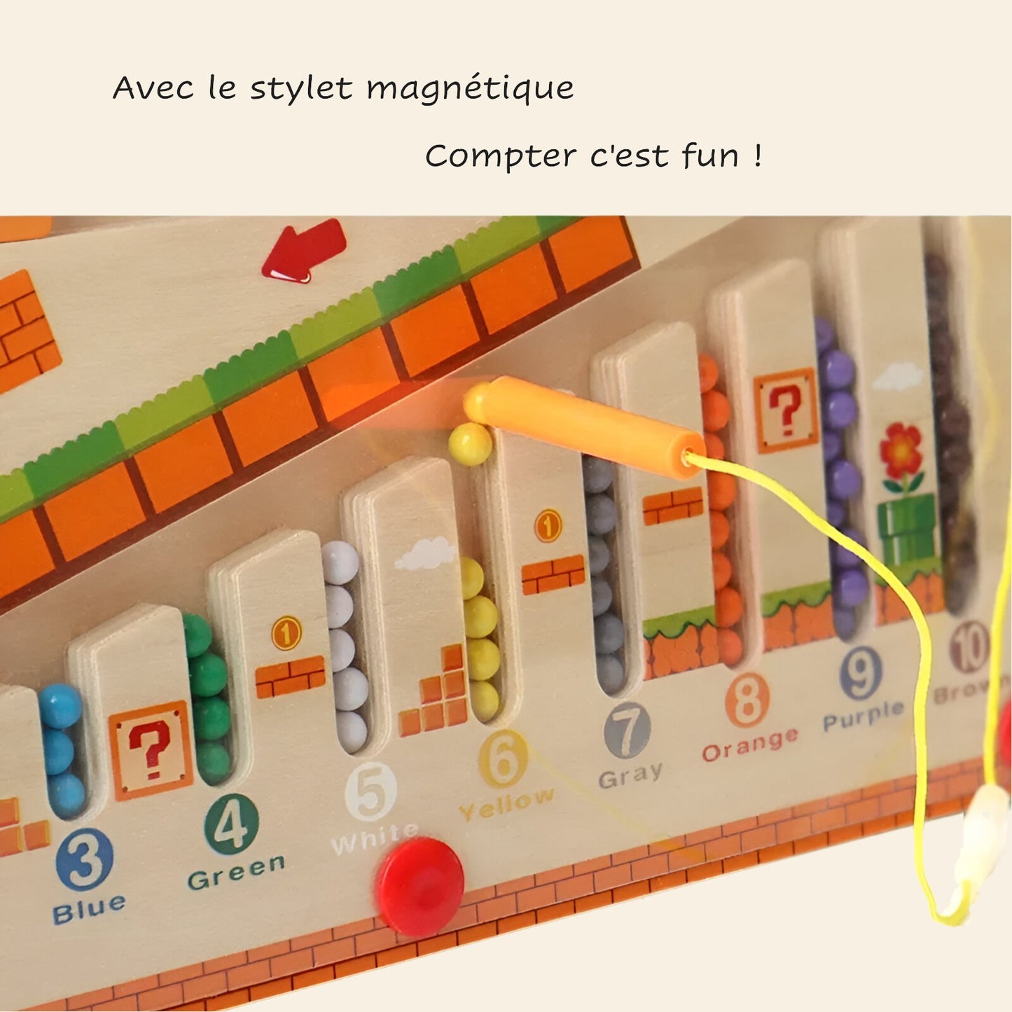 Labyrinthe Magnétique Montessori – Développe l’Agilité et la Logique ! 🧲🧠