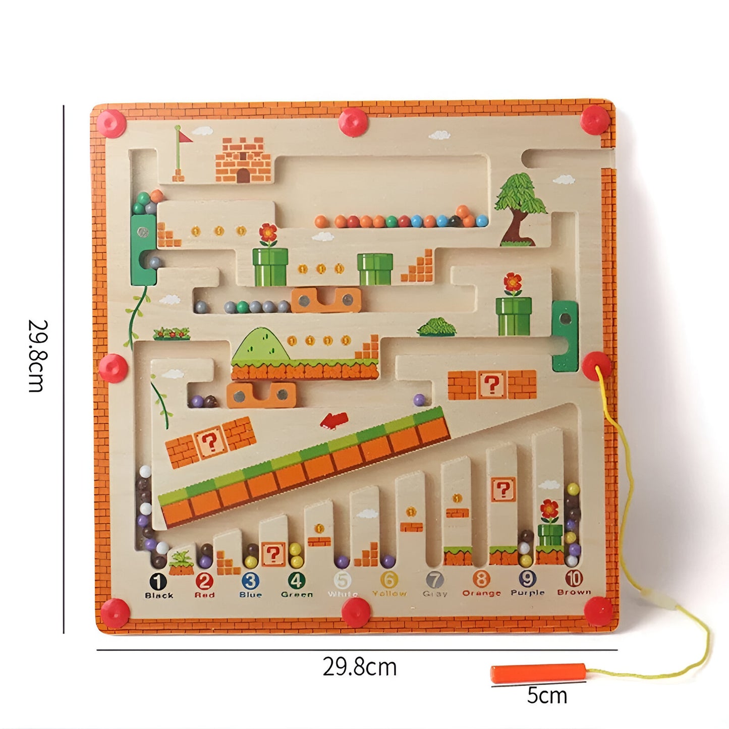 Labyrinthe Magnétique Montessori – Développe l’Agilité et la Logique ! 🧲🧠