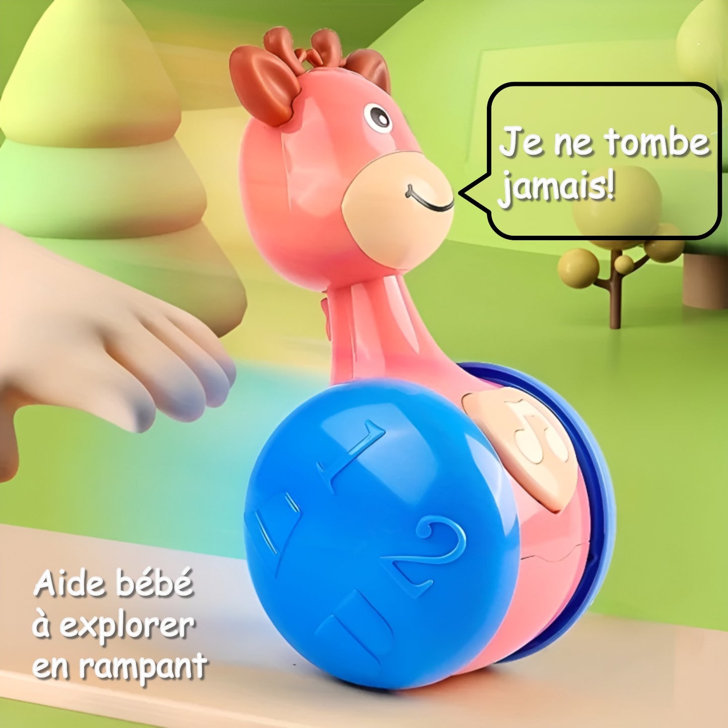 Jouet Bascule pour Bébé à partir de 12 mois – Éveil Ludique et Apprentissage de la Motricité pour Fille et Garçon !