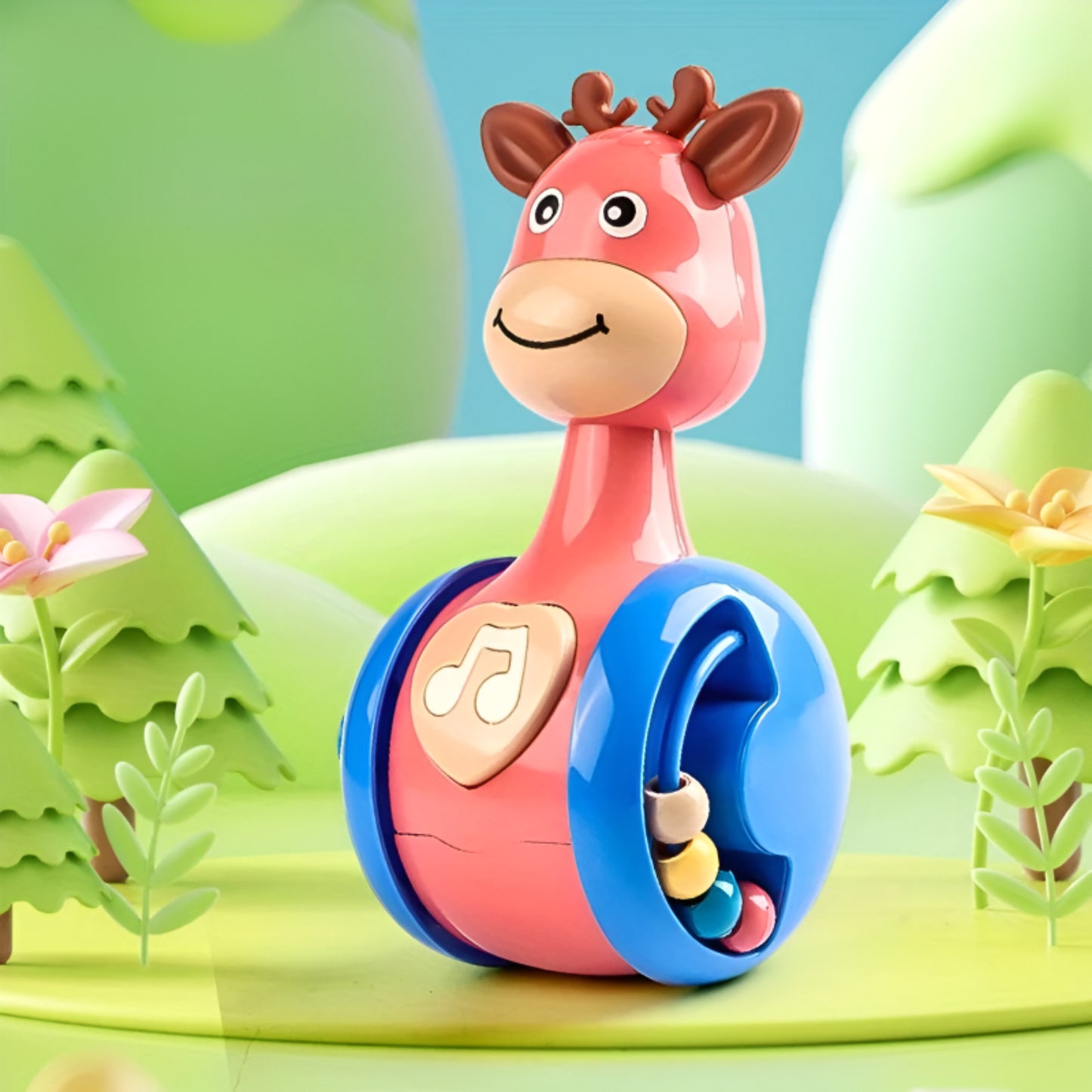 Jouet Bascule pour Bébé à partir de 12 mois – Éveil Ludique et Apprentissage de la Motricité pour Fille et Garçon !