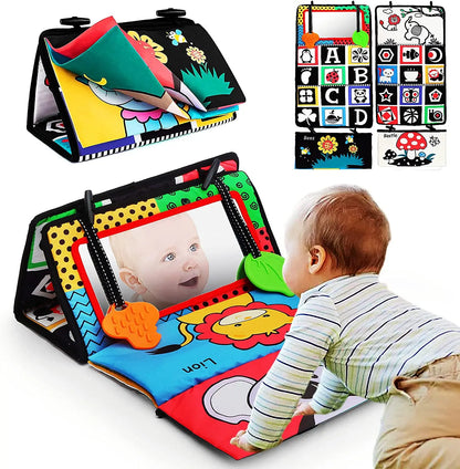 🧠 Tapis Miroir Bébé - Éveil Sensoriel & Développement Visuel
