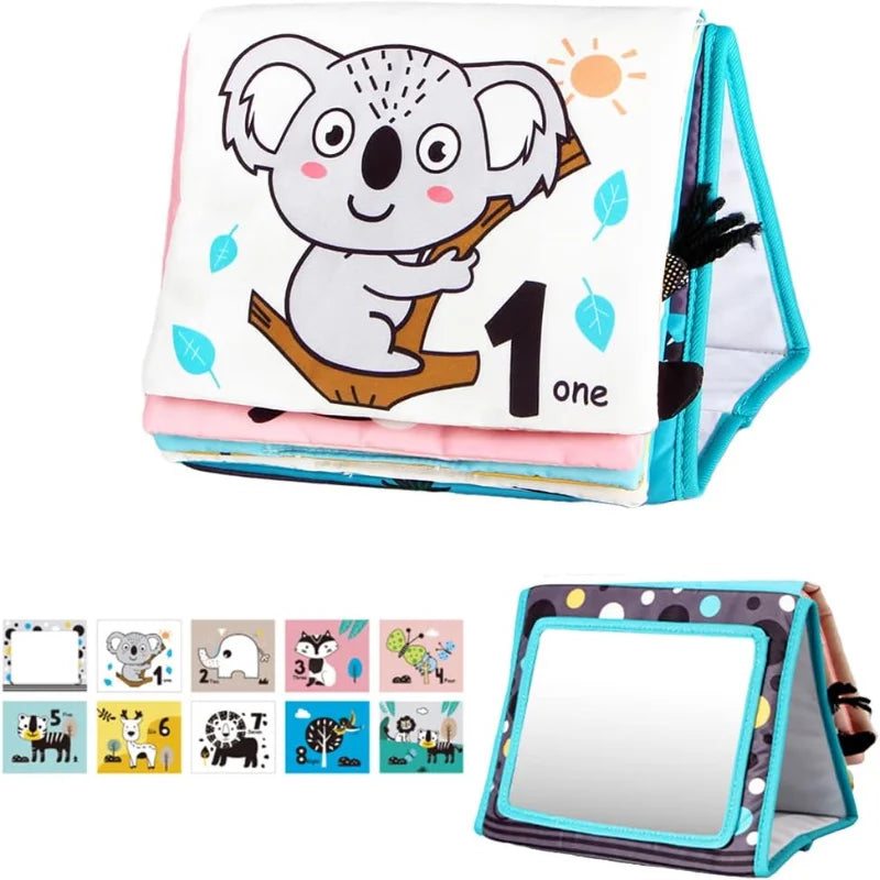 🧠 Tapis Miroir Bébé - Éveil Sensoriel & Développement Visuel