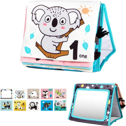 🧠 Tapis Miroir Bébé - Éveil Sensoriel & Développement Visuel