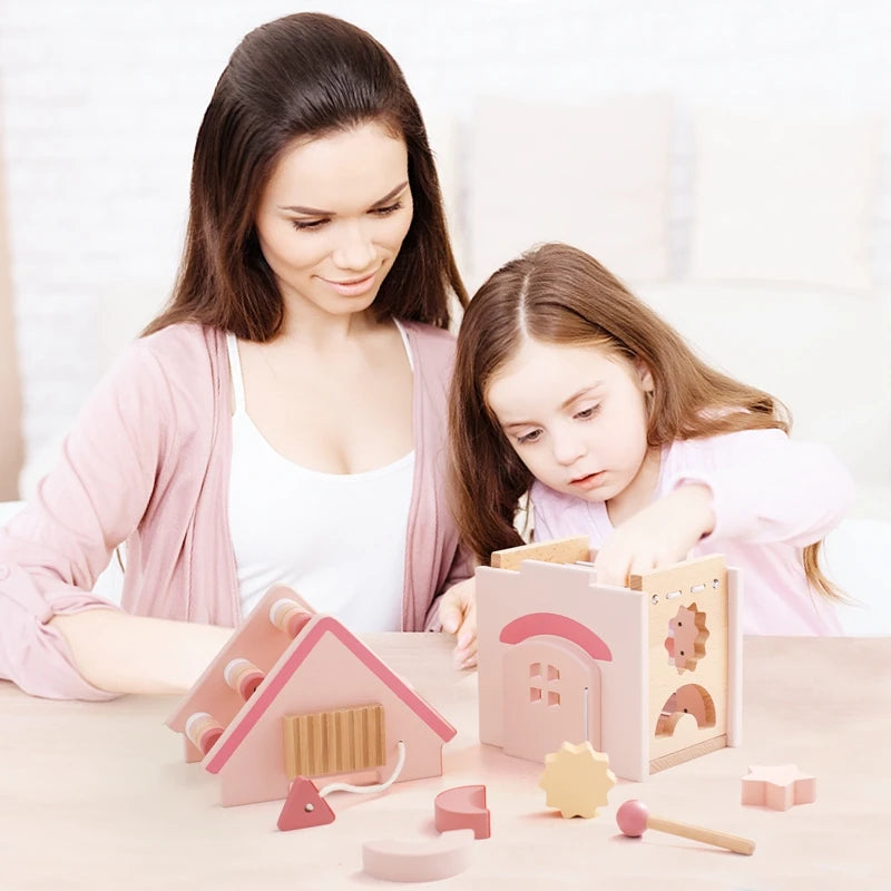 Maison Montessori 5-en-1 en Bois