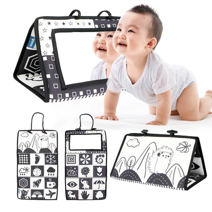 🧠 Tapis Miroir Bébé - Éveil Sensoriel & Développement Visuel