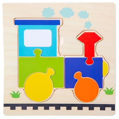 🧩 Puzzle en Bois Coloré - Éveil & Apprentissage pour Tout-Petits (1-3 Ans) 🧩