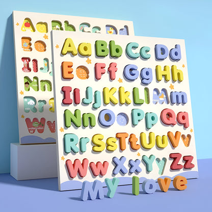 Apprends l'Alphabet et l'Anglais : Lettres Majuscules, Minuscules et Mots Associés