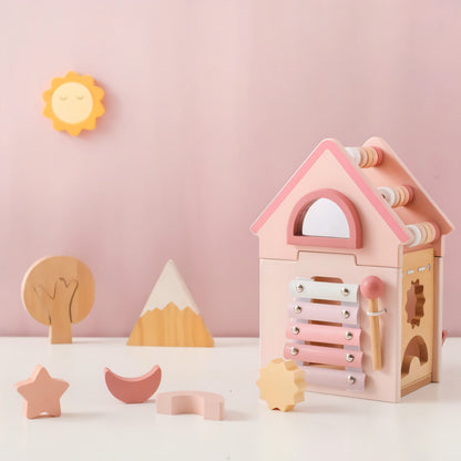 Maison Montessori 5-en-1 en Bois