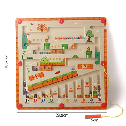 Labyrinthe Magnétique Montessori – Développe l’Agilité et la Logique ! 🧲🧠