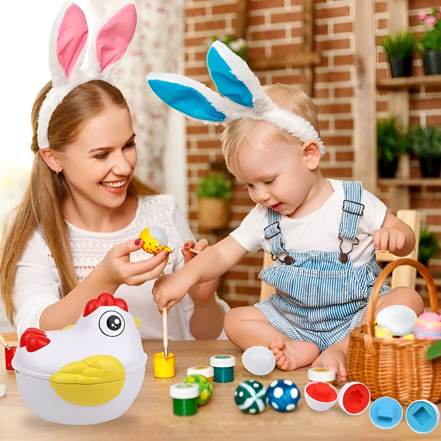 🐣 Œufs Magiques Montessori – Apprentissage des Couleurs et Formes ! 🎨✨