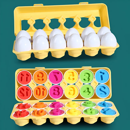 🐣 Œufs Magiques Montessori – Apprentissage des Couleurs et Formes ! 🎨✨