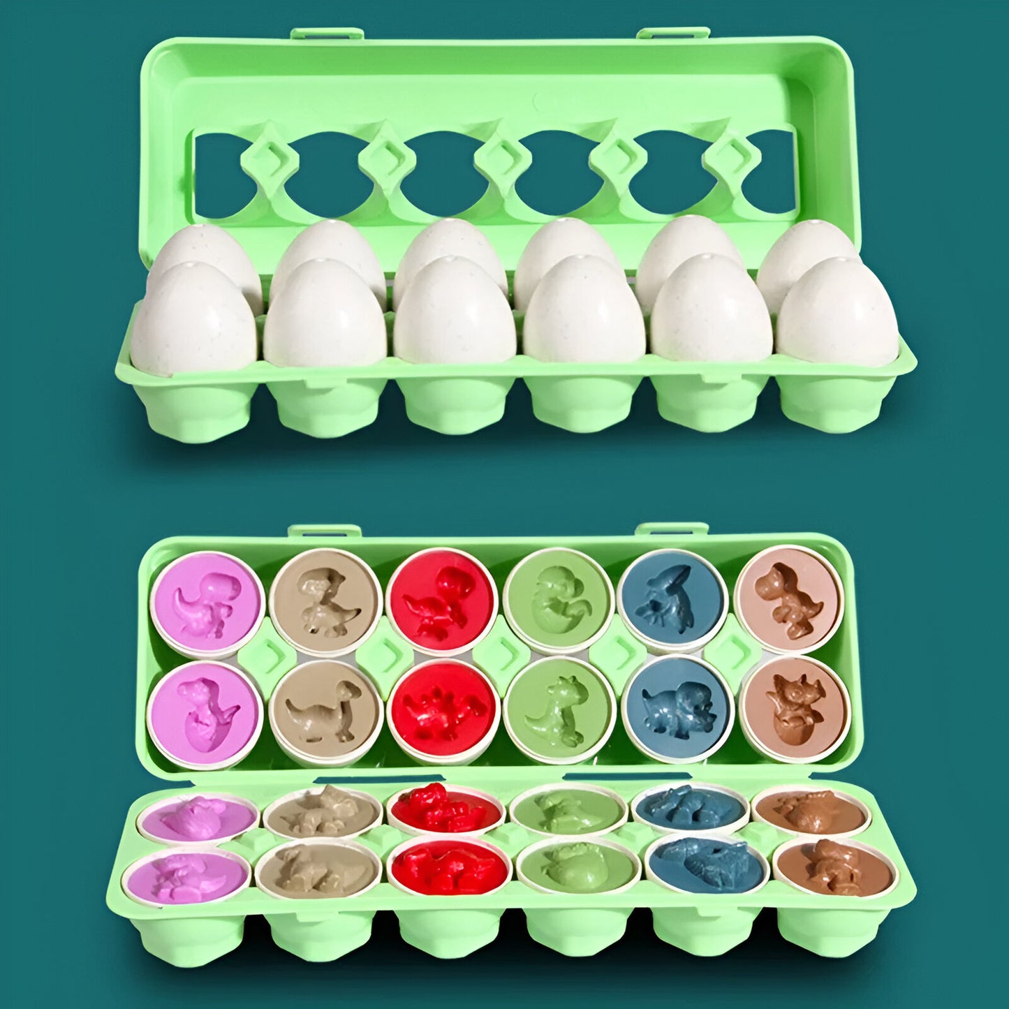 🐣 Œufs Magiques Montessori – Apprentissage des Couleurs et Formes ! 🎨✨