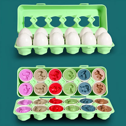 🐣 Œufs Magiques Montessori – Apprentissage des Couleurs et Formes ! 🎨✨