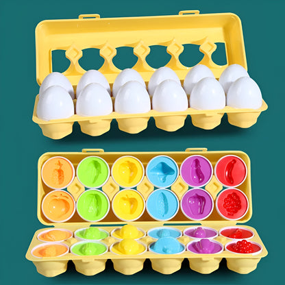 🐣 Œufs Magiques Montessori – Apprentissage des Couleurs et Formes ! 🎨✨