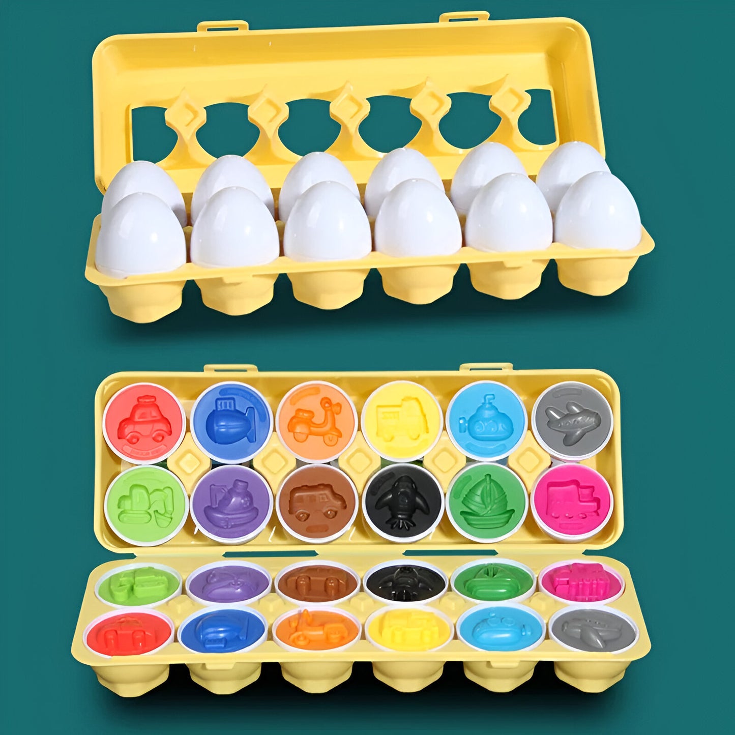 🐣 Œufs Magiques Montessori – Apprentissage des Couleurs et Formes ! 🎨✨